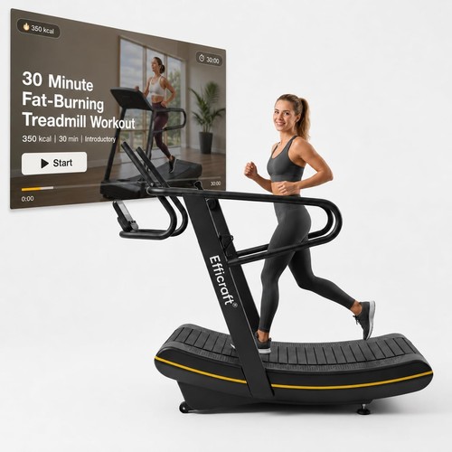 Manual curve treadmill - ,