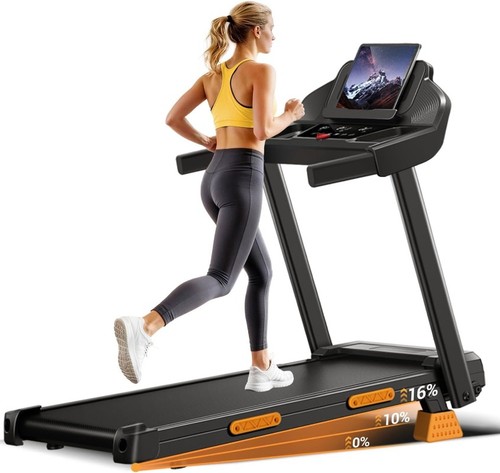 Electric treadmill with - 16%,
