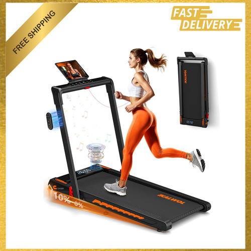 Folding treadmill with - folding,