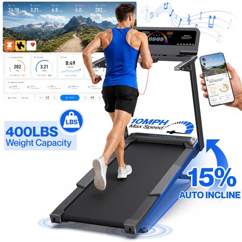 Treadmill with auto - with,
