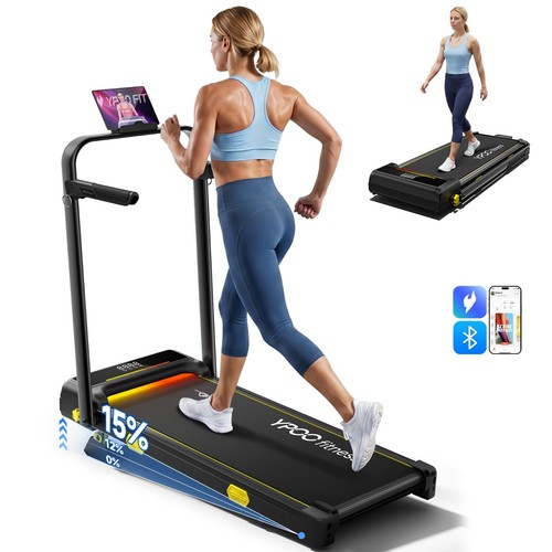 Foldable treadmill with - foldable,
